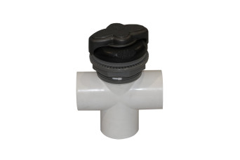  Passion | Diverter Valve 1 1/2" S x 1 1/2" S x 1 1/2" S, Plus Handle, DSG-Black 152198-31